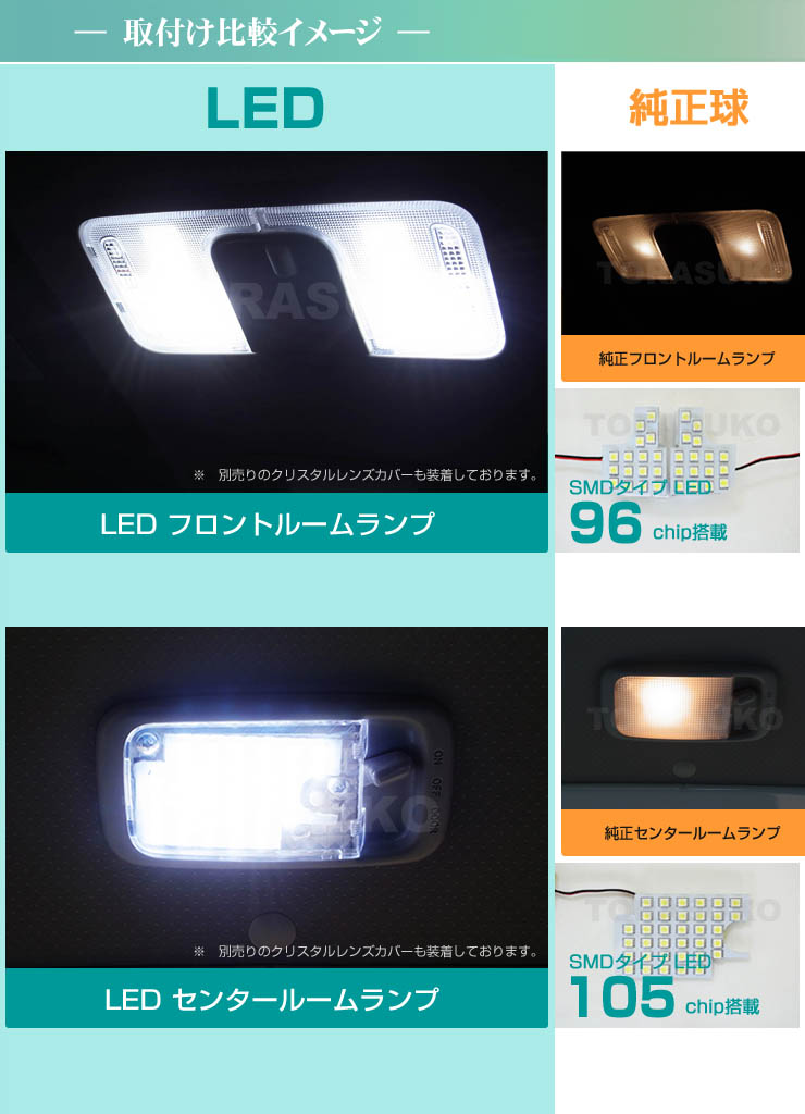 ダイハツ ムーヴ キャンバス LA800S LA810S LEDルームランプ